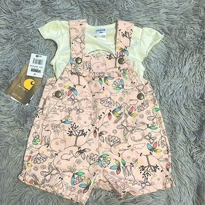 Carhartt Overall Short Set, 9 months